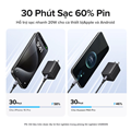 Bộ sạc nhanh GaN 20W UGREEN X514 55533 cổng USB-C+USB-A PD 3.0 QC 3.0 cho iPhone