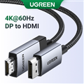 Cáp chuyển đổi Displayport sang HDMI dài 1M hỗ trợ 4K60Hz, 2K144Hz, 1080p240Hz U