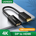 Cáp chuyển đổi Displayport sang HDMI hỗ trợ 4K@60Hz chính hãng Ugreen 70694 cao 