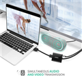 Cáp chuyển đổi HDMI (âm) sang VGA (dương) có âm thanh Ugreen 20694 cao cấp