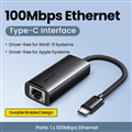 Cáp chuyển đổi USB Type-C 3.1 sang Lan Gigabit 100Mbps Ugreen 15633 cao cấp