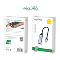 Cáp Chuyển USB 3.0 sang LAN 100/1000 VegGieg V-K306 cao cấp