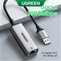 Cáp chuyển USB-A 3.0 sang Lan 10/100/1000Mbps Ugreen 15736 vỏ nhôm cao cấp