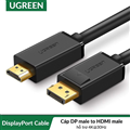 Cáp Displayport sang HDMI dài 5M Ugreen 10204 cao cấp