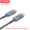 Cáp HDMI 2.1 dài 10M sợi quang Unitek C11028DGY cao cấp 8K