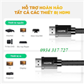 Cáp HDMI 2.1 dài 3M độ phân giải 8K@60Hz Ugreen 80602 cao cấp