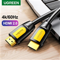 Cáp HDMI dài 1M Ugreen 10115 hỗ trợ  4K@60hz HDR 18Gbps cao cấp