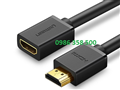 Cáp HDMI nối dài 2M hỗ trợ 4K 2K chính hãng Ugreen 10142 cao cấp