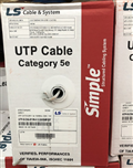 Cáp mạng LS VINA UTP CAT5e, 24AWG, CM, màu xám