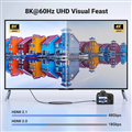 Cáp Micro HDMI sang HDMI 8K@60Hz dài 1M Hỗ trợ Dynamic HDR, eARC Ugreen 15516 ca