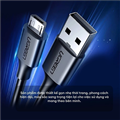 Cáp sạc dữ liệu micro USB dài 3m Ugreen 60827 chính hãng