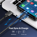 Cáp sạc nhanh, dữ liệu USB Type-A 2.0 sang USB Type-C dài 2M Ugreen 60118 cao cấ