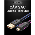 Cáp USB 2.0 to USB Mini 1m Ugreen 10355 cao cấp