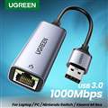 Cáp USB 3.0 sang Lan Ugreen UG-50922 tốc độ Gigabit 10/100/1000Mbps