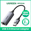 Cáp USB 3.0 sang Lan Ugreen UG-50922 tốc độ Gigabit 10/100/1000Mbps
