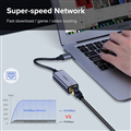 Cáp USB 3.0 sang Lan Ugreen UG-50922 tốc độ Gigabit 10/100/1000Mbps