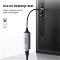 Cáp USB 3.0 sang Lan Ugreen UG-50922 tốc độ Gigabit 10/100/1000Mbps