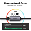 Cáp USB 3.0 sang Lan Ugreen UG-50922 tốc độ Gigabit 10/100/1000Mbps