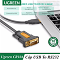 Cáp USB sang RS232 (DB9) dài 3m Ugreen 20223 cao cấp