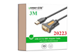 Cáp USB sang RS232 (DB9) dài 3m Ugreen 20223 cao cấp