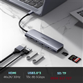 Cáp USB Type C ra HDMI, USB 3.0, đọc thẻ SD/TF Ugreen 70410