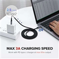 Cáp USB Type- C sang USB Type-C dài 1.5M chuẩn 3.1 gen1 hỗ trợ 4k@60Hz,1080@144H