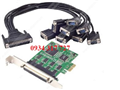 Card chuyển đổi PCI express sang 8 cổng Com RS232 SYBA cao cấp