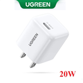 Củ sạc nhanh 20W USB -C Hỗ trợ PD3.0/QC4+/PPS Ugreen 10219 cao cấp (US) hàng chí