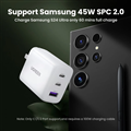Củ sạc nhanh 65W (2 cổng USBC- 1 cổng A) Ugreen 90495 cao cấp