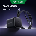 Củ sạc nhanh GaN 45W Type-C Hỗ trợ QC4+, PD3.0 Ugreen 65050B cao cấp