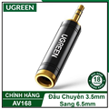 Đầu chuyển đổi 3.5mm dương sang 6.35/6.5mm âm Ugreen 60711 cao cấp