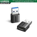 Đầu chuyển USB Type A sang USB Type C 3.1 Ugreen 45275 US701, tốc độ 10Gbps, sạc