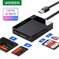 Đầu đọc thẻ USB 3.0 dài 0.5 hỗ trợ SD/TF/MS/CF Ugreen 30333 cao cấp