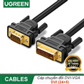 Dây, cáp chuyển đổi DVI 24+5 sang VGA dài 1,5m Ugreen 11617 cao cấp