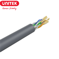 Dây Cáp mạng UTP 100m Cat6 0.52BC UNITEK C18130AGY xám