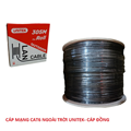 Dây, Cáp mạng UTP Cat6 OUTDOOR 0.52BC UNITEK C18139GY đen (Ngoài trời) cuộn 305m