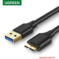 Dây cáp USB 3.0 sang Micro B dài 1m chính hãng Ugreen 10841 cao cấp