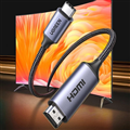 Dây chuyển đổi USB-C sang HDMI 8K@60Hz HDR màu xám dài 1.5m Ugreen 90451 cao cấp