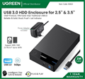 Hộp đựng HDD Box 3.5, 2.5 inch chuẩn USB 3.0 Ugreen 50422