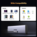 Hub 9 in 1 USB Type-C to HDMI 4K@60Hz, Lan 1Gbps, Type-C, USB 3.0, SD/TF Sạc PD 