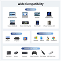 Hub USB Type-C 6 in 1 HDMI 4K@60Hz, Hub USB 3.0, LAN, PD 100W Ugreen 45000 chính