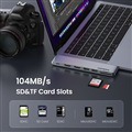 Hub USB Type-C sang HDMI 4K, USB 3.0, SD,TF, PD 100W, 40Gbps cho MacBook Ugreen 