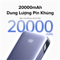 Sạc pin dự phòng UGREEN 55989 PB532 20000mAh 30W sạc nhanh 2 chiều, cùng lúc 3 t