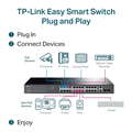 Switch chia cổng TPLINK TL-SG1428PE 28-Port Gigabit Easy Smart Switch with 24-Po