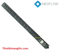 Thanh nguồn PDU NEWLINK 12 Cổng đa nặng lắp dọc tủ mạng 20U (NL-PDU12-20U-C32) c