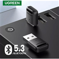 Thiết bị USB Bluetooth 5.3 Dongle cho PC chính hãng Ugreen 90225 cao cấp