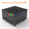 Tủ mạng 6UD400 treo tường (3C-R06B04TW) rộng 600 sâu 400 cao 370 cao cấp