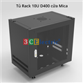 Tủ rack 10U D400 (Rộng 600 sâu 400 cao 545) 3C-R10B04 cao cấp