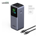 Ugreen 130W 20000mAh 35524B Laptop Power Bank Sạc Siêu Nhanh 100W PD3.1 Cho Macb