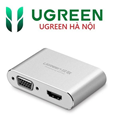 Ugreen 30522 Bộ chuyển đổi  USB ra HDMI&VGA (LIGHTNING,MHL…) SILER 30522